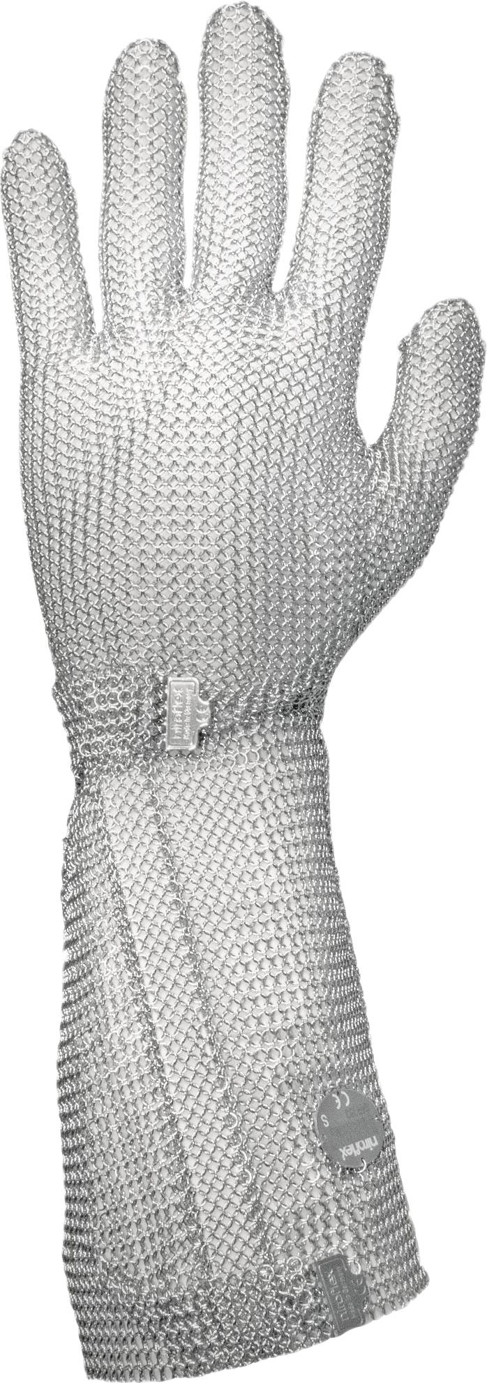 Niroflex mit Stulpe, Gr. M 4681-M Chain mail glove Size (gloves): M 1 pc(s)