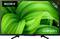 Sony television with Android TV, 2021 model, displays green leaf motif on the screen.