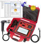 Device tester set for testing electrical, medical-electrical devices and welding devices