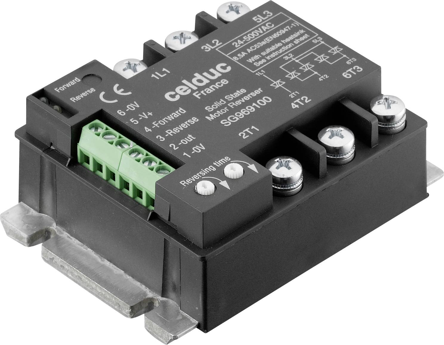 celduc® relais SSR SG969100 Switching voltage (max.) 520 V AC 1 pc(s