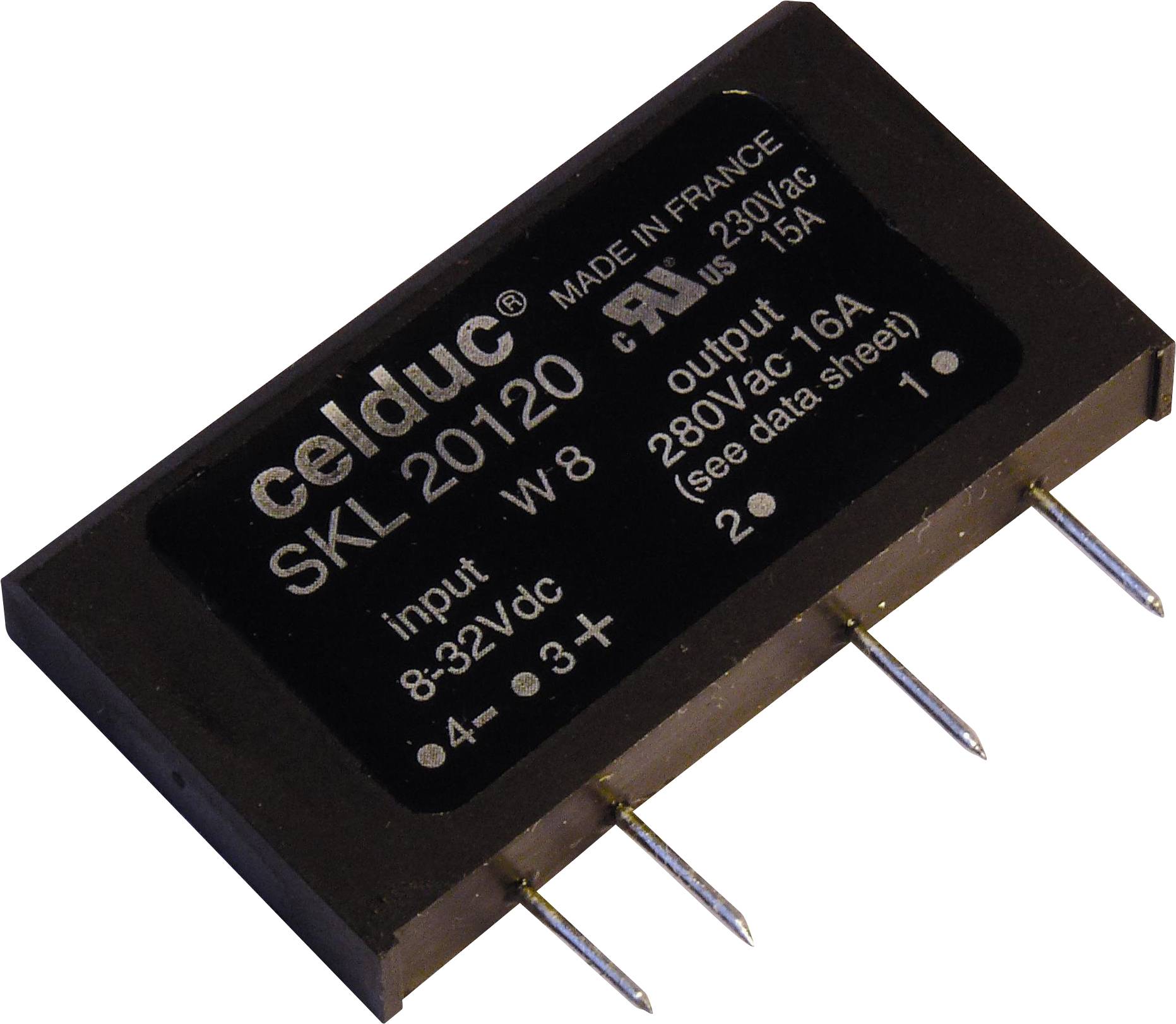 celduc® relais SSR SKL10521 Switching voltage (max.) 280 V AC, 280 V