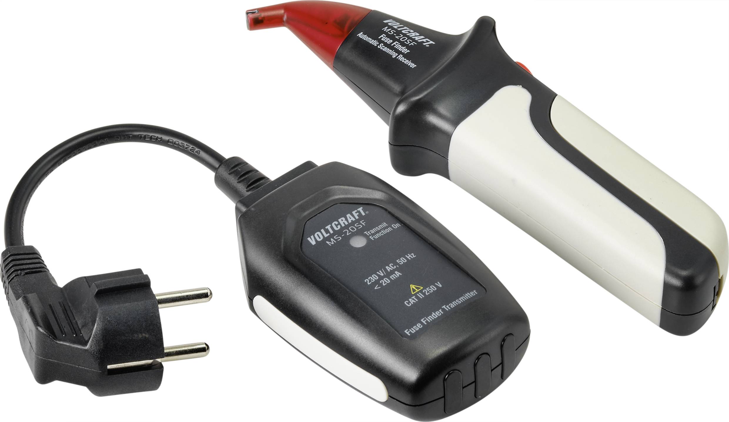 VOLTCRAFT MS-20SF Fuse locator, circuit tracer incl. transmitter and receiver