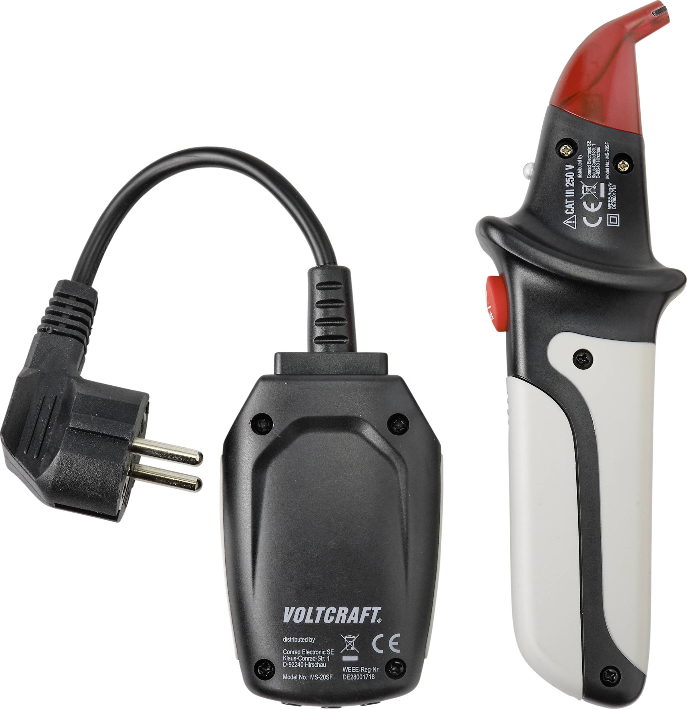 VOLTCRAFT MS-20SF Fuse locator, circuit tracer incl. transmitter and receiver