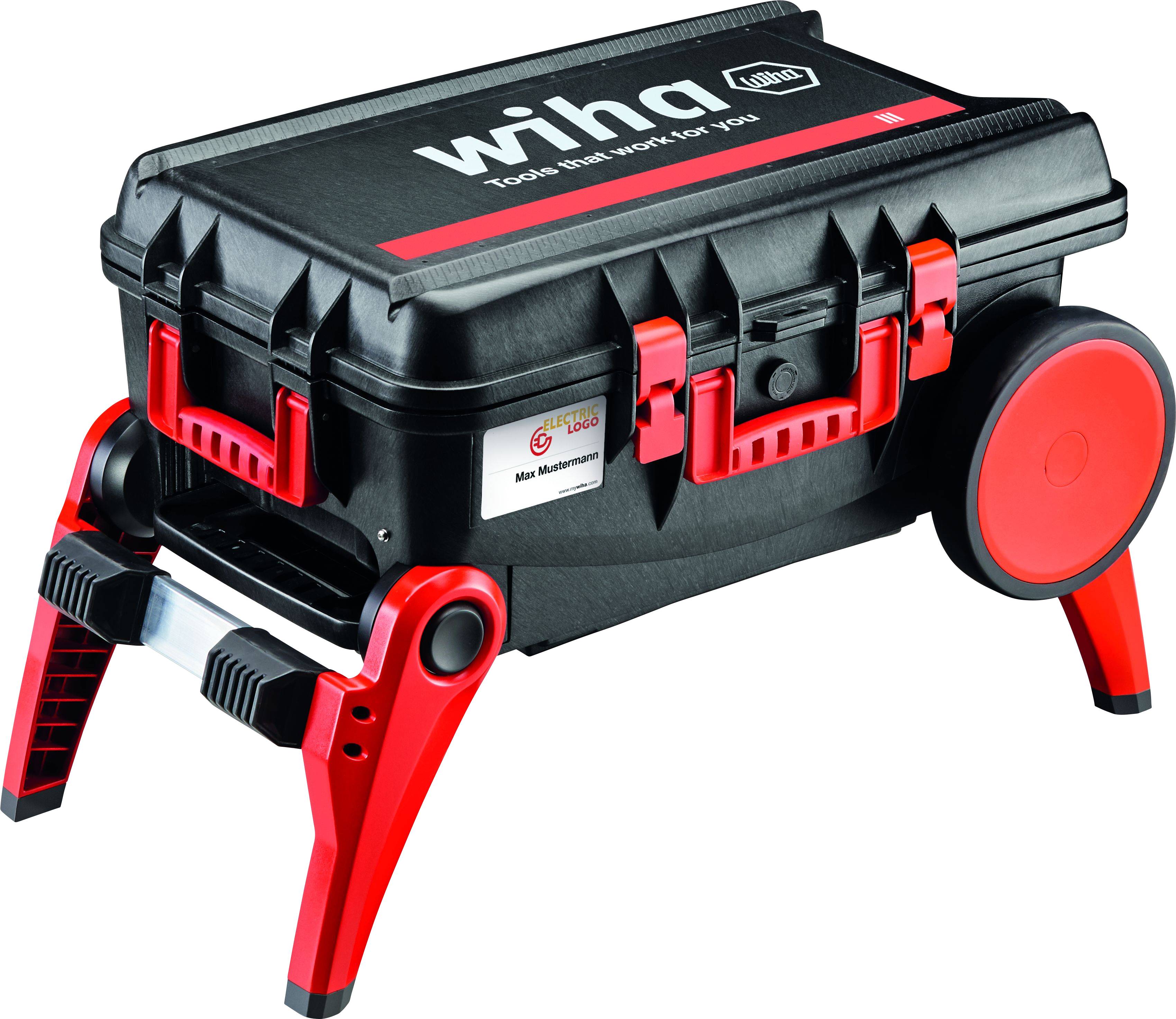 Wiha 45253 Electrical contractor, Trades person, Professionals, VDE Tool box (+ tools) 46-piece (L x W x H) 680 x 336 x -7
