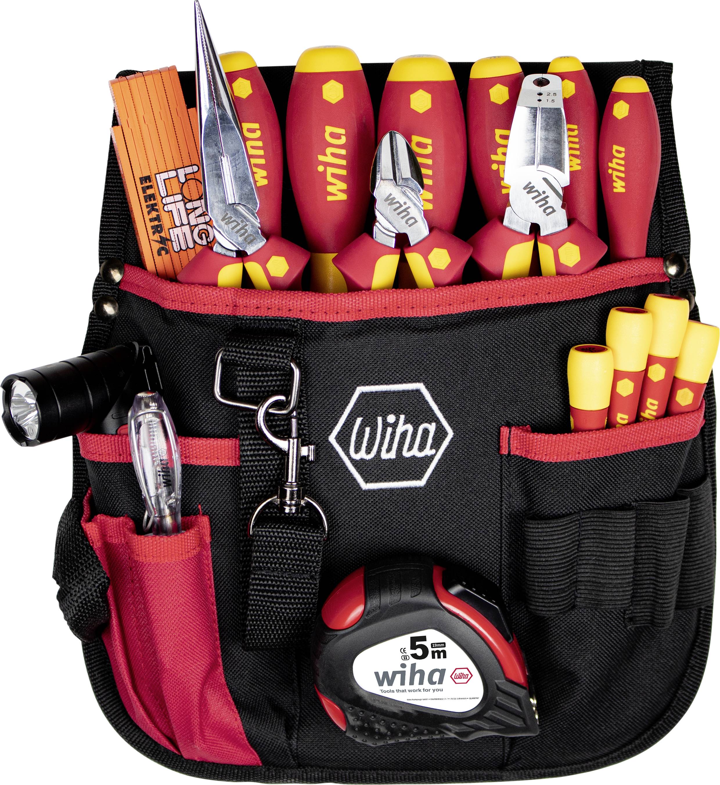 Buy Wiha 44574 Electrical contractors Tool bag (+ tools) 18-piece