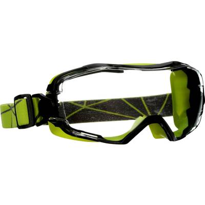 3M  GG6001SGAF-GRN Safety goggles Anti-fog coating, Anti-scratch coating Lime green 
