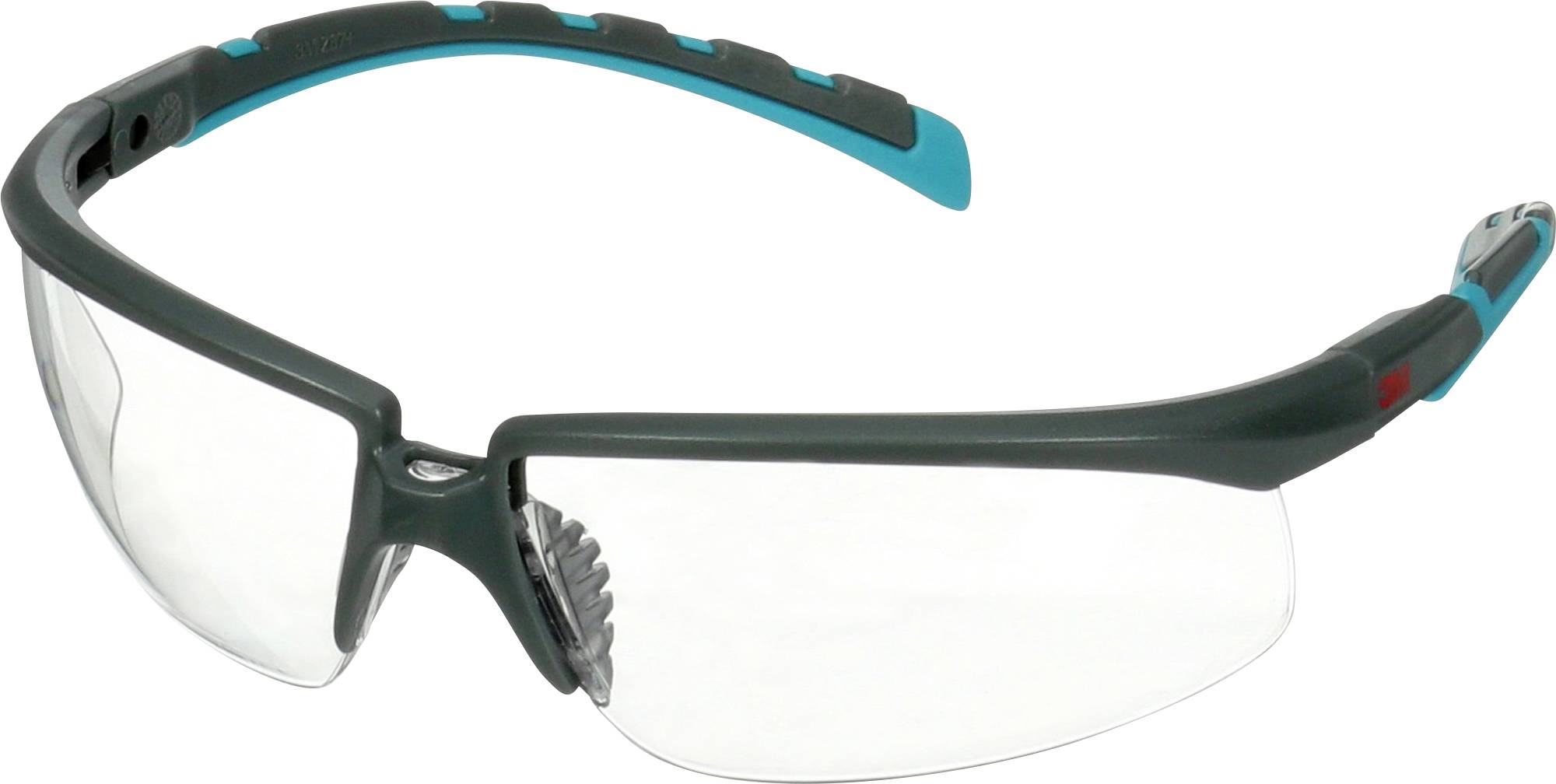 3M S2001SGAF-BGR Safety glasses Anti-fog coating, Anti-scratch coating Turquoise, Grey