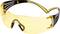 Yellow safety glasses with black arms, suitable for eye protection during manual or industrial activities.