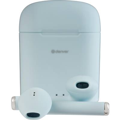 Denver TWE-46 In-ear headphones Bluetooth® (1075101) Light blue-0