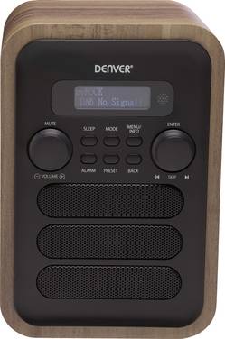 Denver DAB-48 Kitchen radio FM, DAB+ Bluetooth Incl. remote control Grey