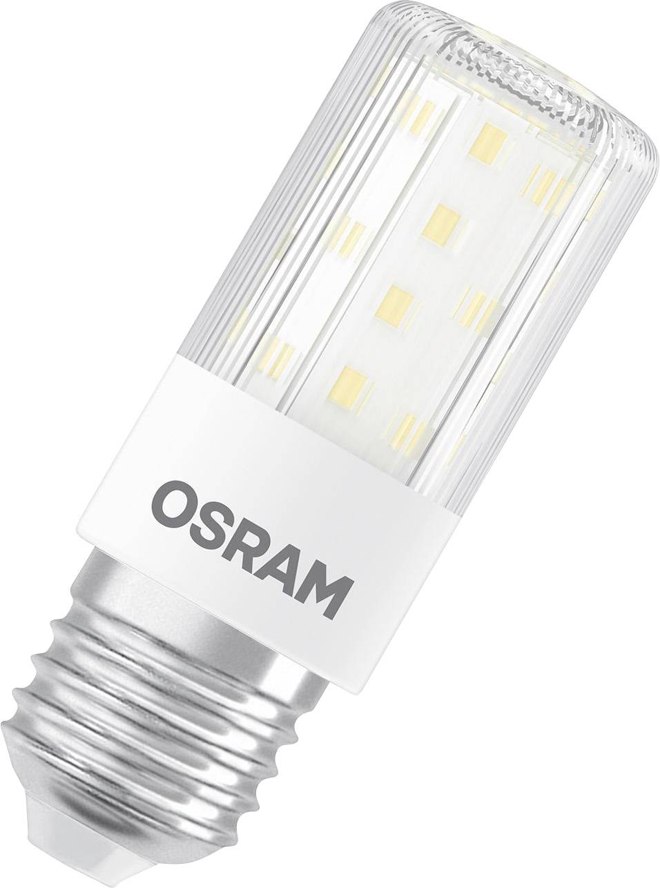 OSRAM 4058075607347 LED (monochrome) EEC E (A - G) E-27 Battery shape 7.3 W = 60 W Warm white (Ø x L) 32 mm x 90 mm 1 pc(s)