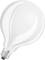 A single white light bulb with a smooth surface, against a white background.
