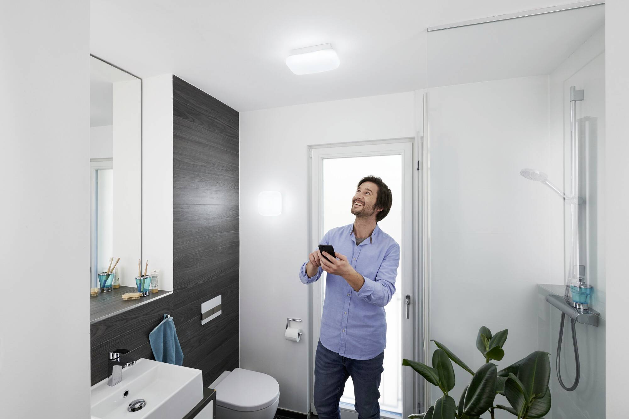 LEDVANCE BATHROOM DECORATIVE CEILING AND WALL WITH WIFI TECHNOLOGY 4058075574373 LED bathroom ceiling light 12 W Warm wh-3