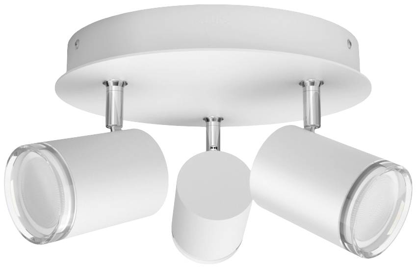 Hue LED bathroom ceiling light 871951434091600 Hue White Amb. Adore Spot 3 flg. weiß 3x350lm inkl. Dimmschalter GU10 15 W