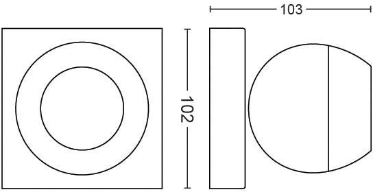 Philips Hue LED ceiling light 8719514339187 Buckram GU10 5 W-9