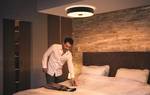 Philips Hue White AMB. Fair ceiling light black 3000lm incl. dimmer switch