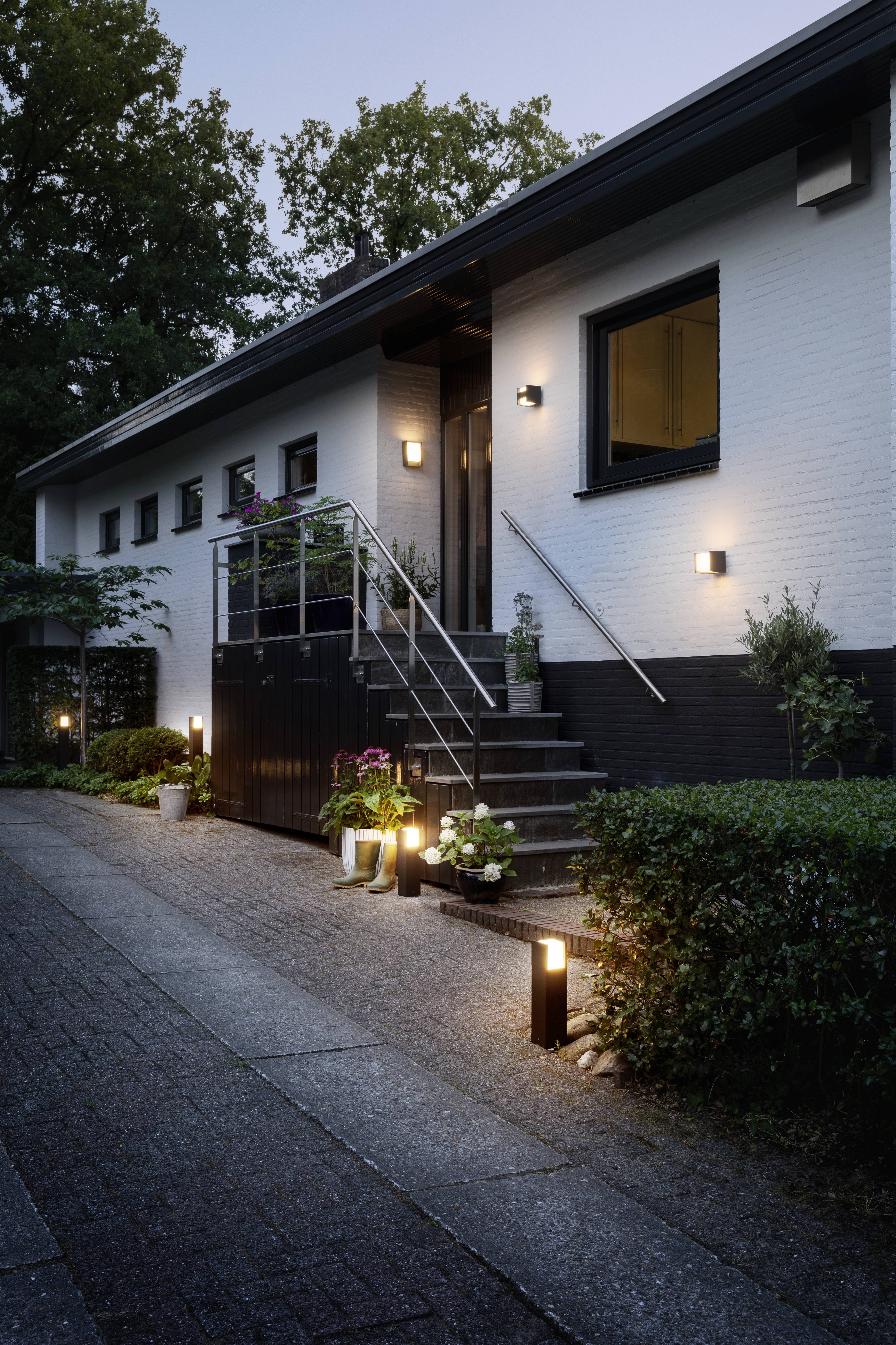 Philips LED LED garden light 871951438284800 Hue White Fuzo Sockelleuchte schwarz 1150lm Built-in LED 15 W-7
