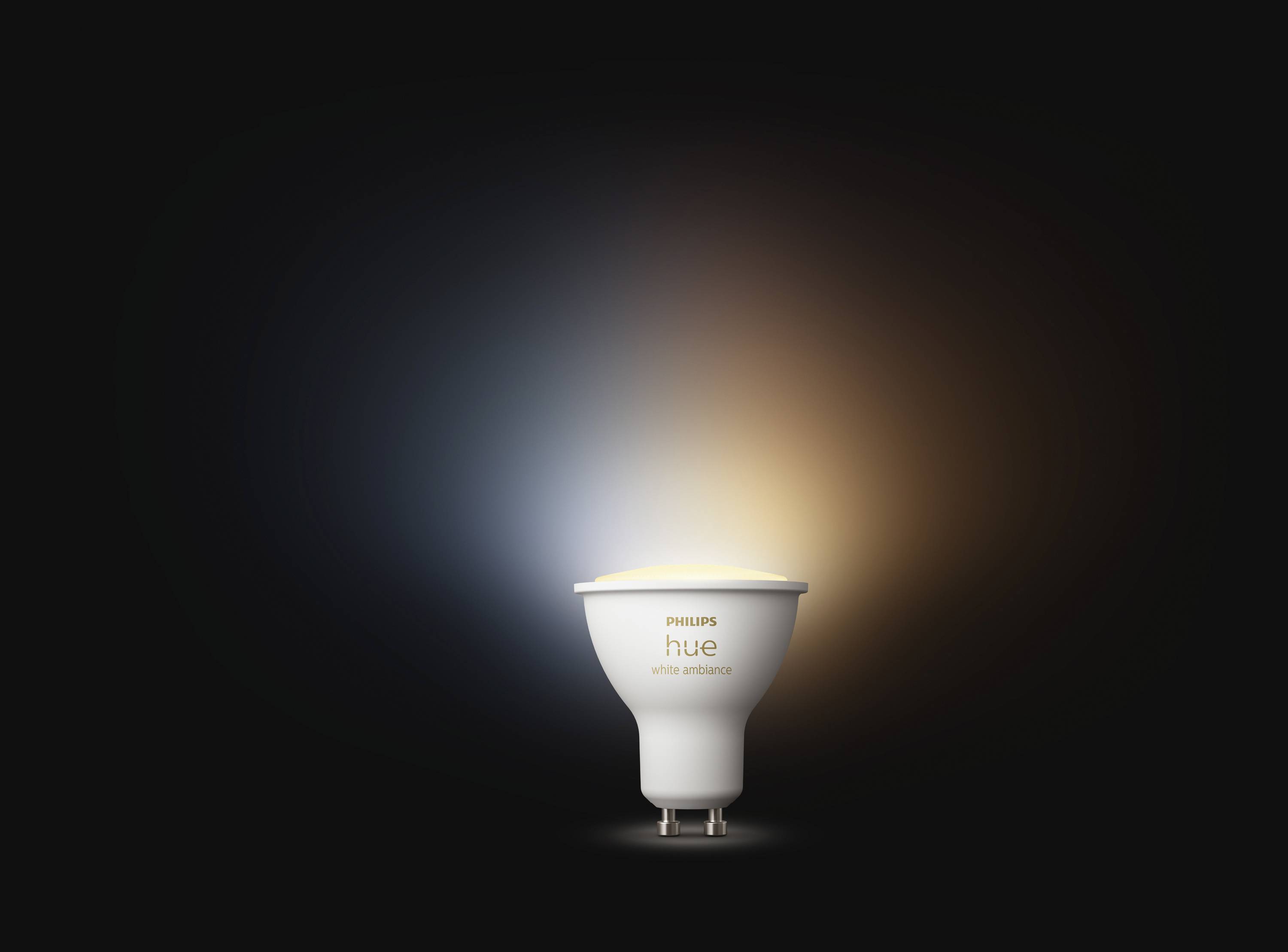 Philips LED LED light bulb 871951433990300 EEC: G (A - G) Hue White Ambiance GU10 Einzelpack 350lm GU10 4.3 W Warm white-3