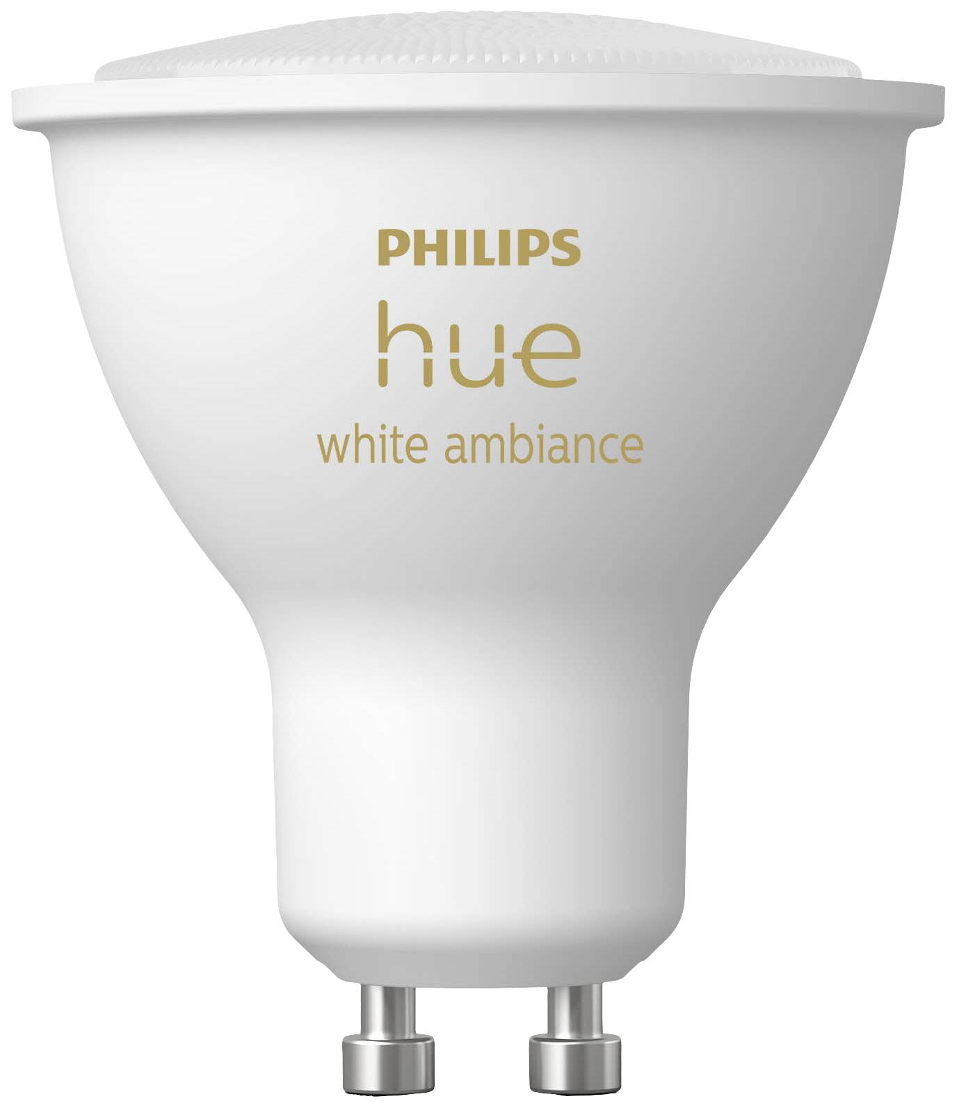 Philips LED LED light bulb 871951433990300 EEC: G (A - G) Hue White Ambiance GU10 Einzelpack 350lm GU10 4.3 W Warm white-1