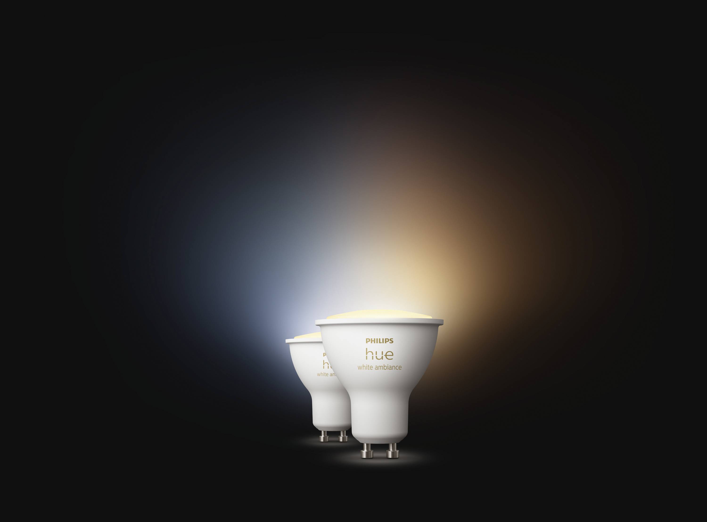 Philips LED LED light bulb (pack of 2) 871951434012100 EEC: G (A - G) Hue White Ambiance GU10 Doppelpack 2x350lm GU10 8.-3