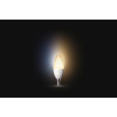 A single light bulb illuminates in white and blue hues against a black background.