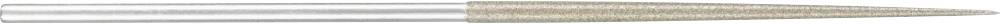 A silver ballpoint pen refill is pointing to the right.