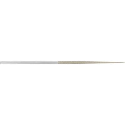 A silver ballpoint pen refill is pointing to the right.