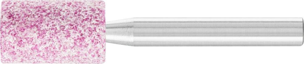 Round, pink nail file attachment with a silver shaft, frequently used for filing and polishing in nail care or metalworking.