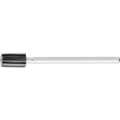 A silver cylindrical metal pin with a rounded handle, suitable for precise applications in mechanical engineering or craftsmanship.