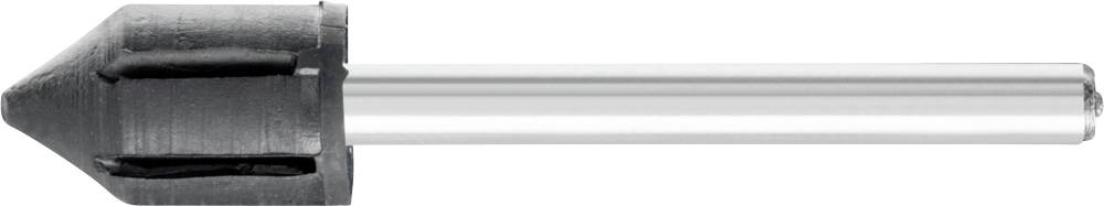 A drill head with a pointed end and cylindrical shaft, suitable for precision drilling in hard materials.