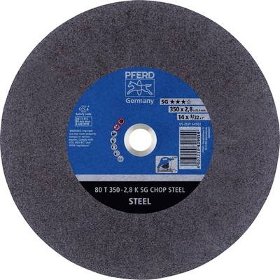 PFERD 80 T 350-2,8 K SG CHOP STEEL/25,4 66323570 Cutting disc (straight) 350 mm 10 pc(s) Quenched steel, Steel