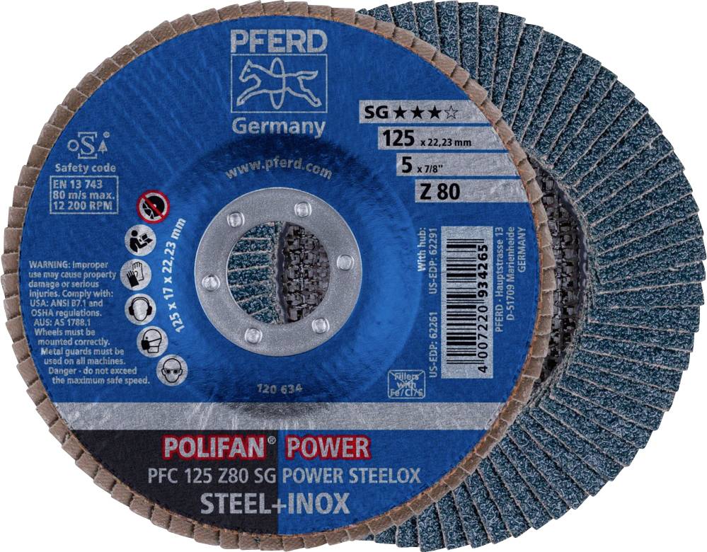 Pferd Pfc Z Sg Power Steelox Flap Disc Diameter Mm