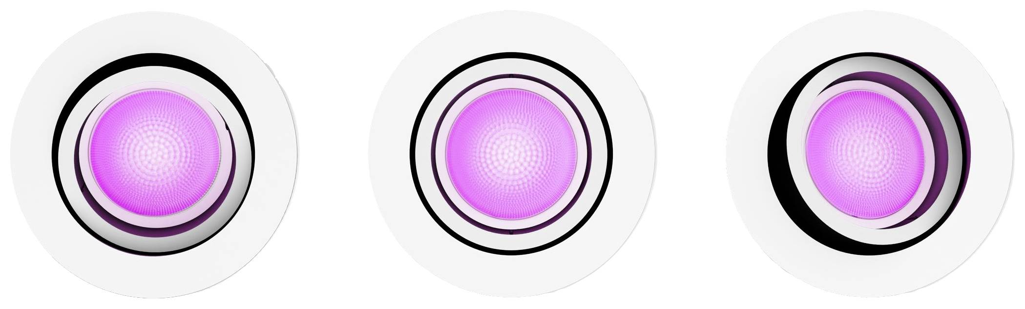 Philips LED LED ceiling light 871951434288000 Hue White & Col. Amb. Centura Einbauspot 3 flg. weiß 3x350lm GU10 17.1 W-2