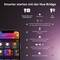 'Smarter Start with the Hue Bridge' Shows Advantages: Cover Entire Area, App for Scene Control, Installation from Anywhere.