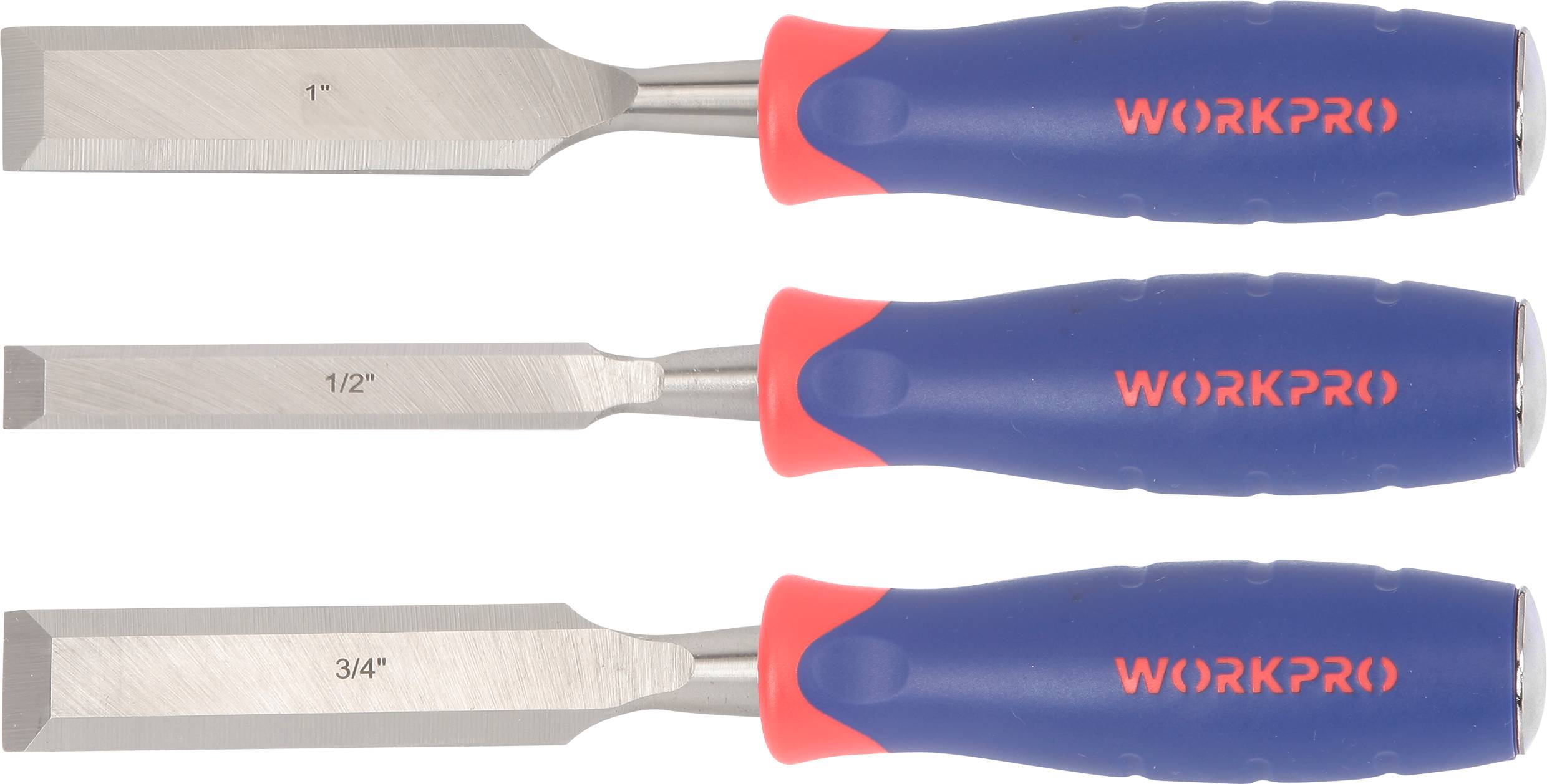 WorkPro W001801WE Chisel set, 3 pcs