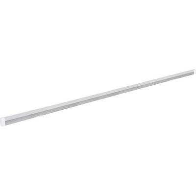 A long, narrow LED light strip with a white frame, suitable for ceiling mounting in interior spaces to provide uniform light distribution.