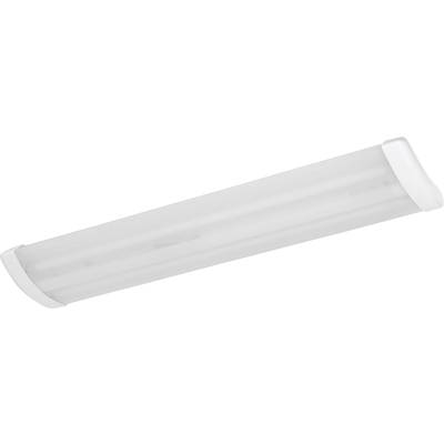 A rectangular white LED light bar with rounded ends, suitable for ceiling mounting to provide uniform room illumination.