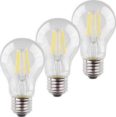 Müller-Licht 400290 LED (monochrome) EEC E (A - G) E-27 Pear shape 4 W = 40 W Warm white Filament 3 pc(s)