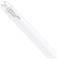 Fluorescent tube with 'Müller Licht' inscription on the base, white and elongated, suitable for indoor lighting purposes.