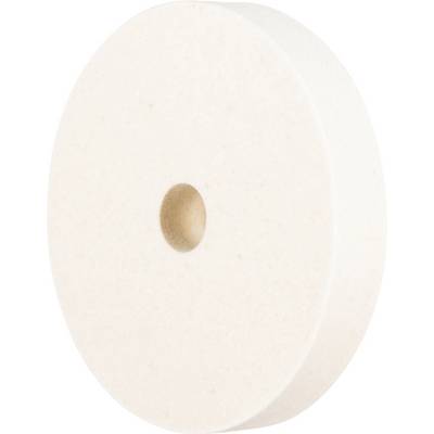 Round white tablet with a hole in the centre.