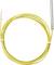 Yellow cable with a metal sensor and exposed wire ends. Suitable for temperature measurements.