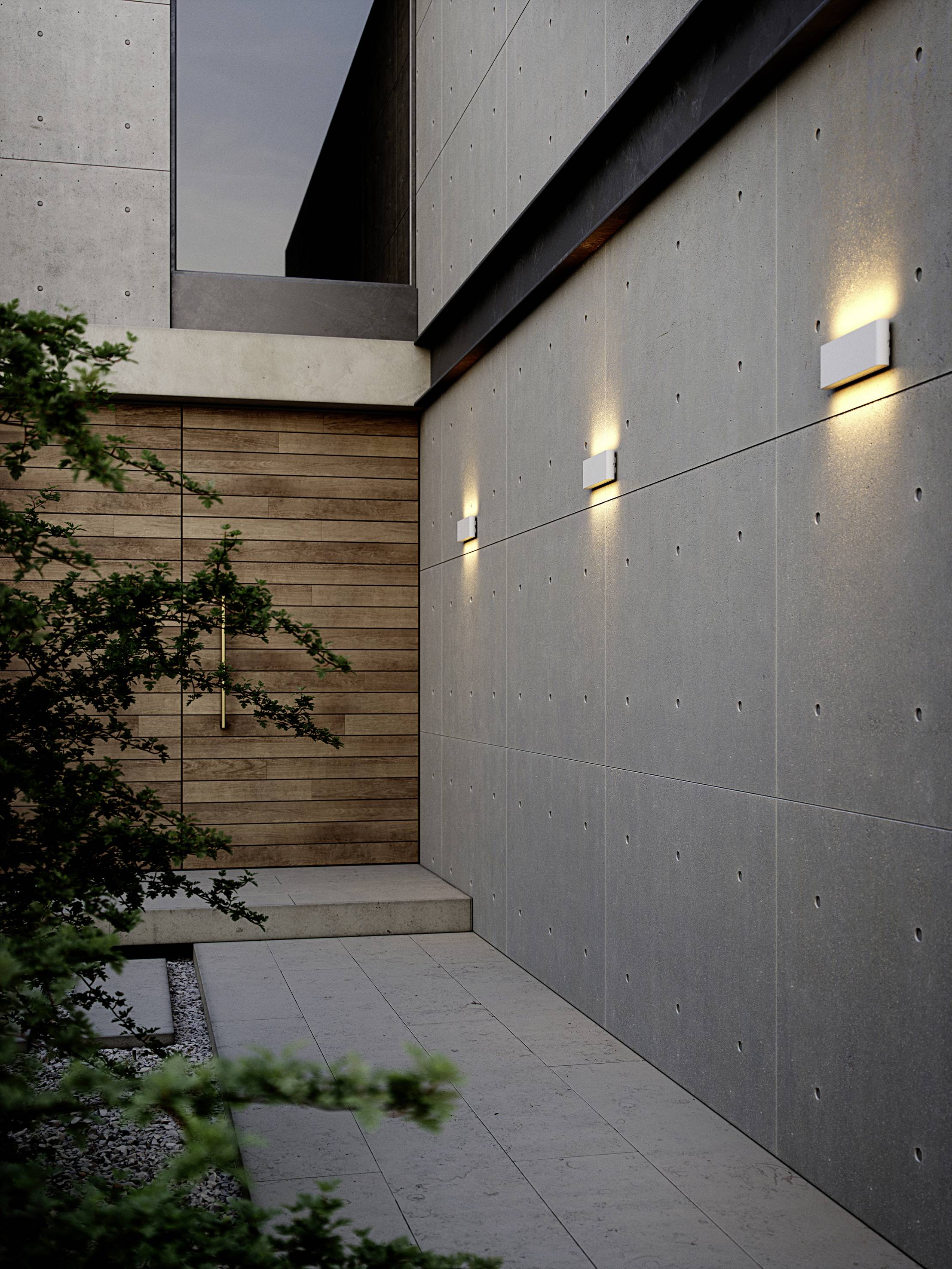 Nordlux Kniver 2118181001 Outdoor wall light LED (monochrome) Built-in LED White-2