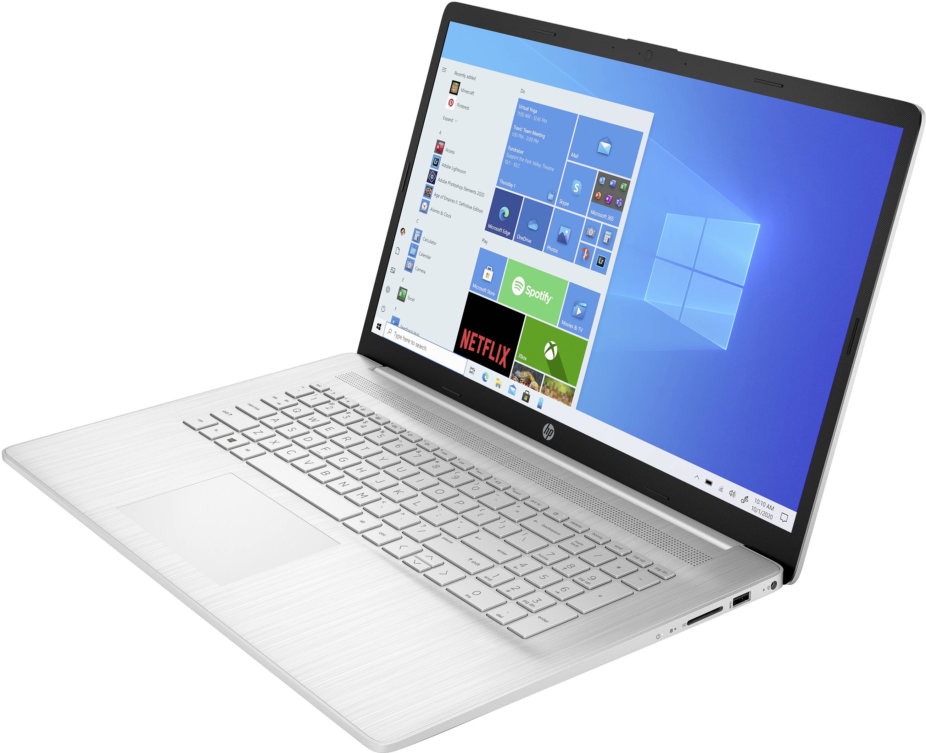 HP Laptop 17-cp0457ng 43.9 cm (17.3 inch) Full HD AMD Ryzen 5 5500U 16 GB RAM 512 GB SSD German, QWERTZ Silver (brushed)-1