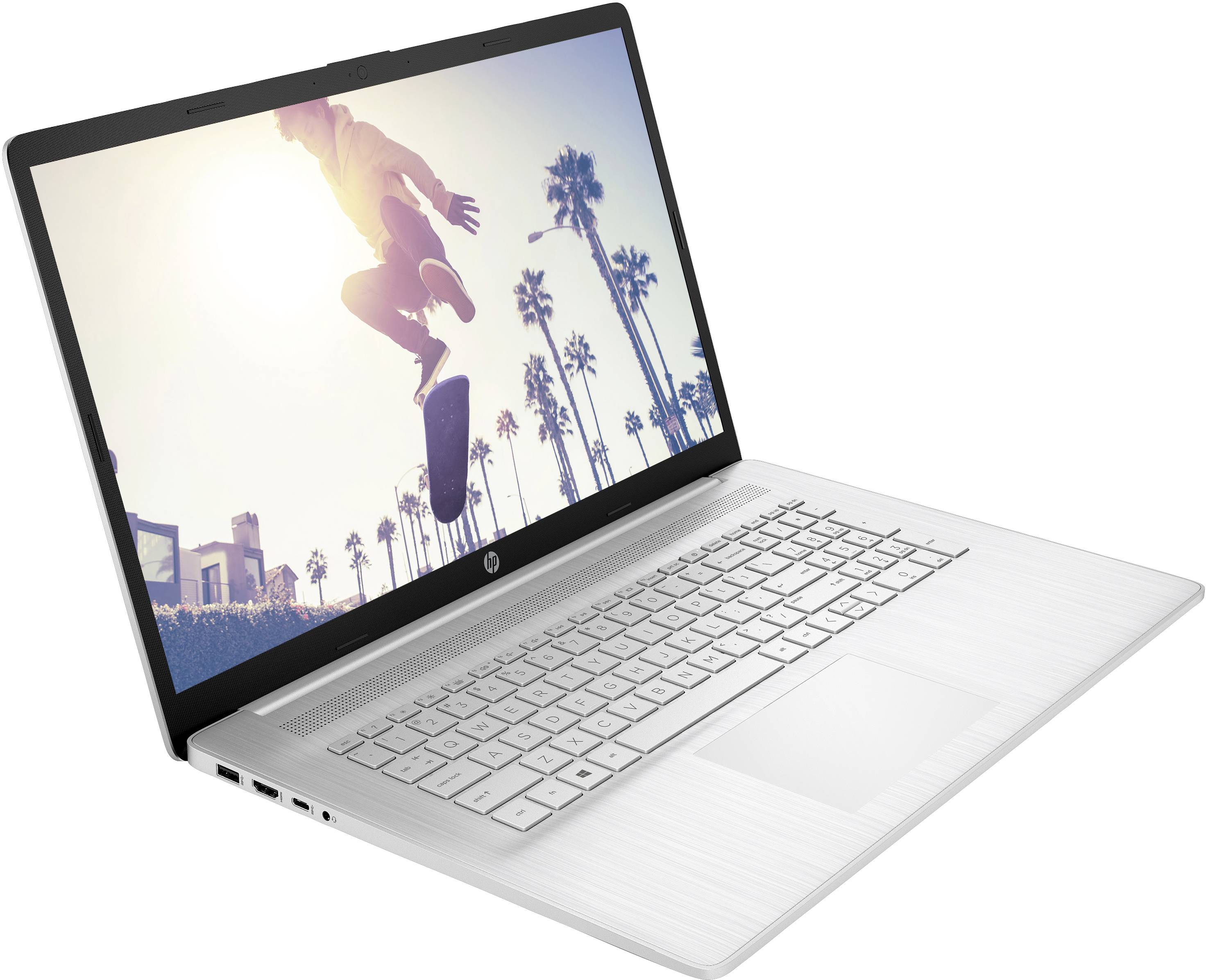 HP Laptop 17-cp0447ng 43.9 cm (17.3 inch) Full HD AMD Ryzen 5 5500U 16 GB RAM 512 GB SSD German, QWERTZ Silver (brushed)-2