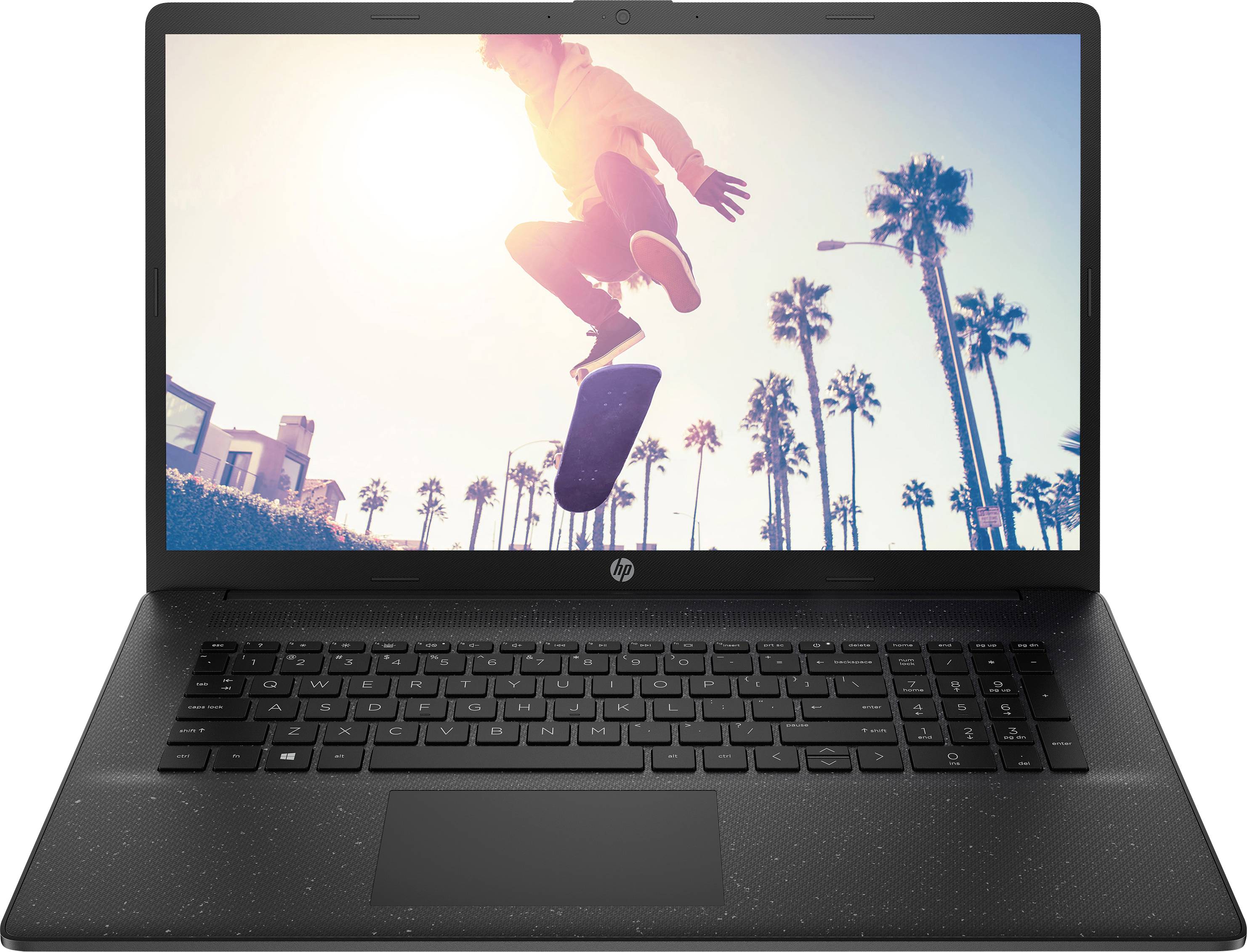 HP Laptop 17-cn0422ng 43.9 cm (17.3 inch) HD+ Intel® Celeron® N4020 8 GB RAM 256 GB SSD German, QWERTZ Black 4F013EA#ABD-0