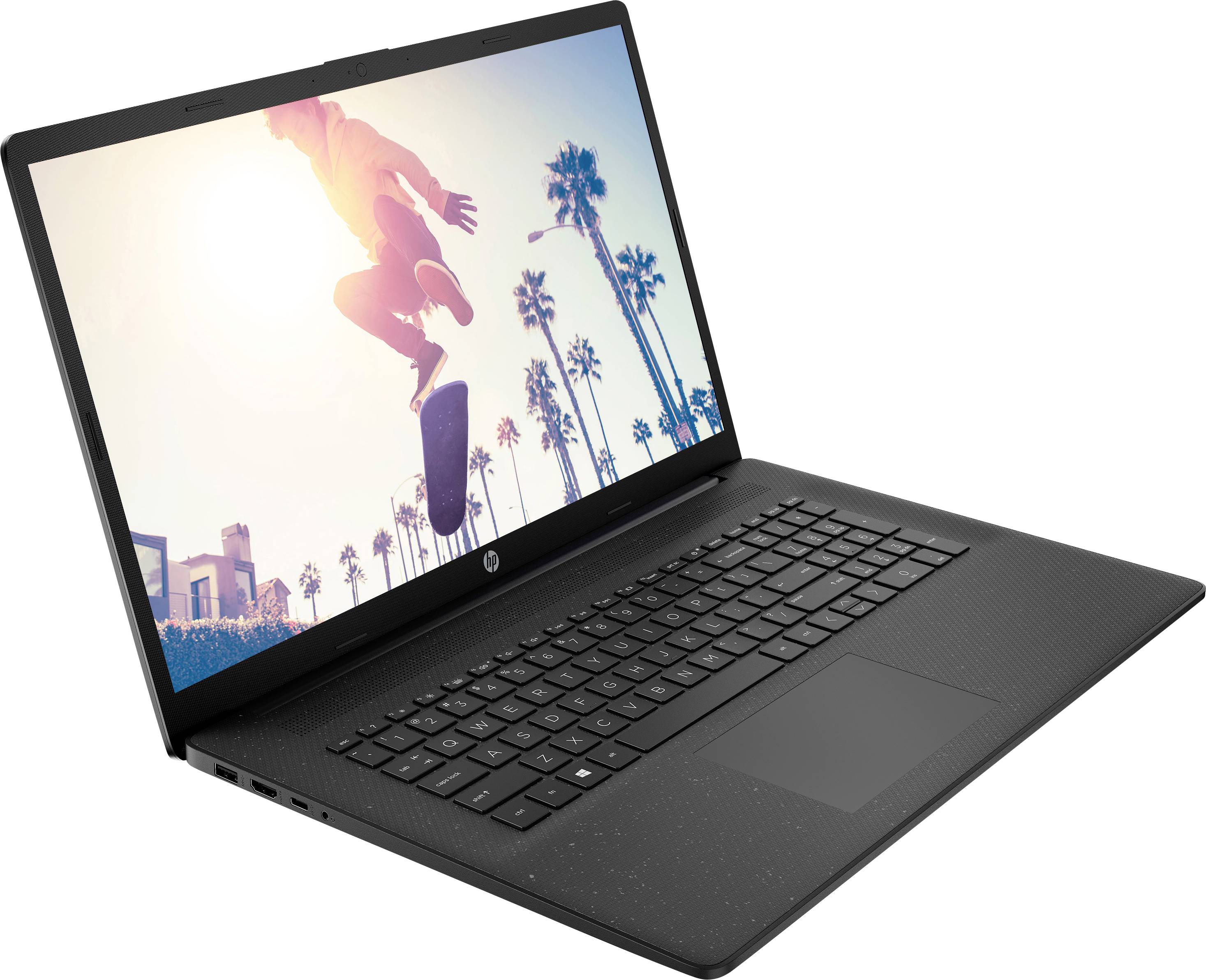HP Laptop 17-cn0422ng 43.9 cm (17.3 inch) HD+ Intel® Celeron® N4020 8 GB RAM 256 GB SSD German, QWERTZ Black 4F013EA#ABD-4