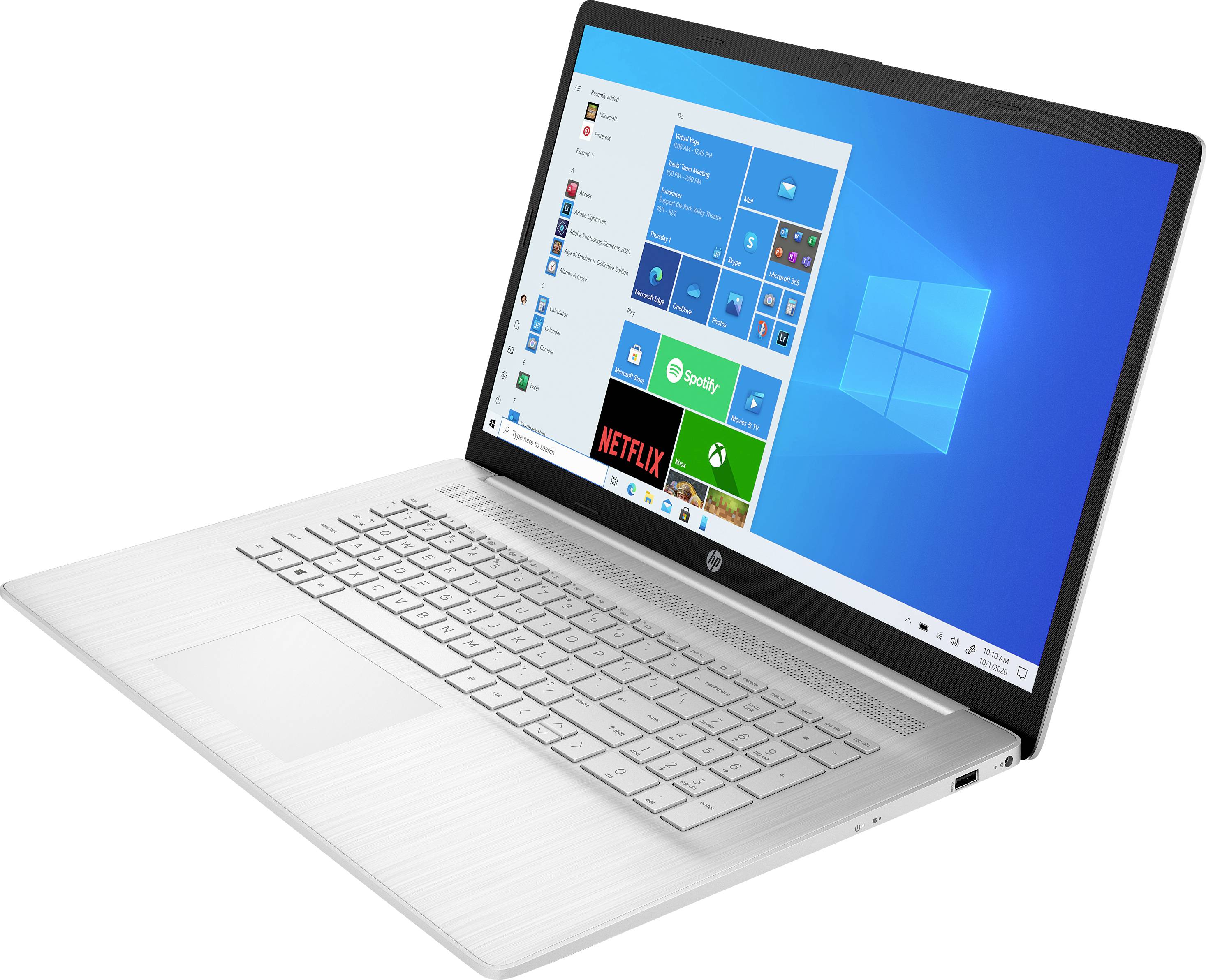 HP Laptop 17-cn0055ng 43.9 cm (17.3 inch) Full HD Intel® Core™ i5 i5-1135G7 8 GB RAM 512 GB SSD German, QWERTZ Silver 46-5