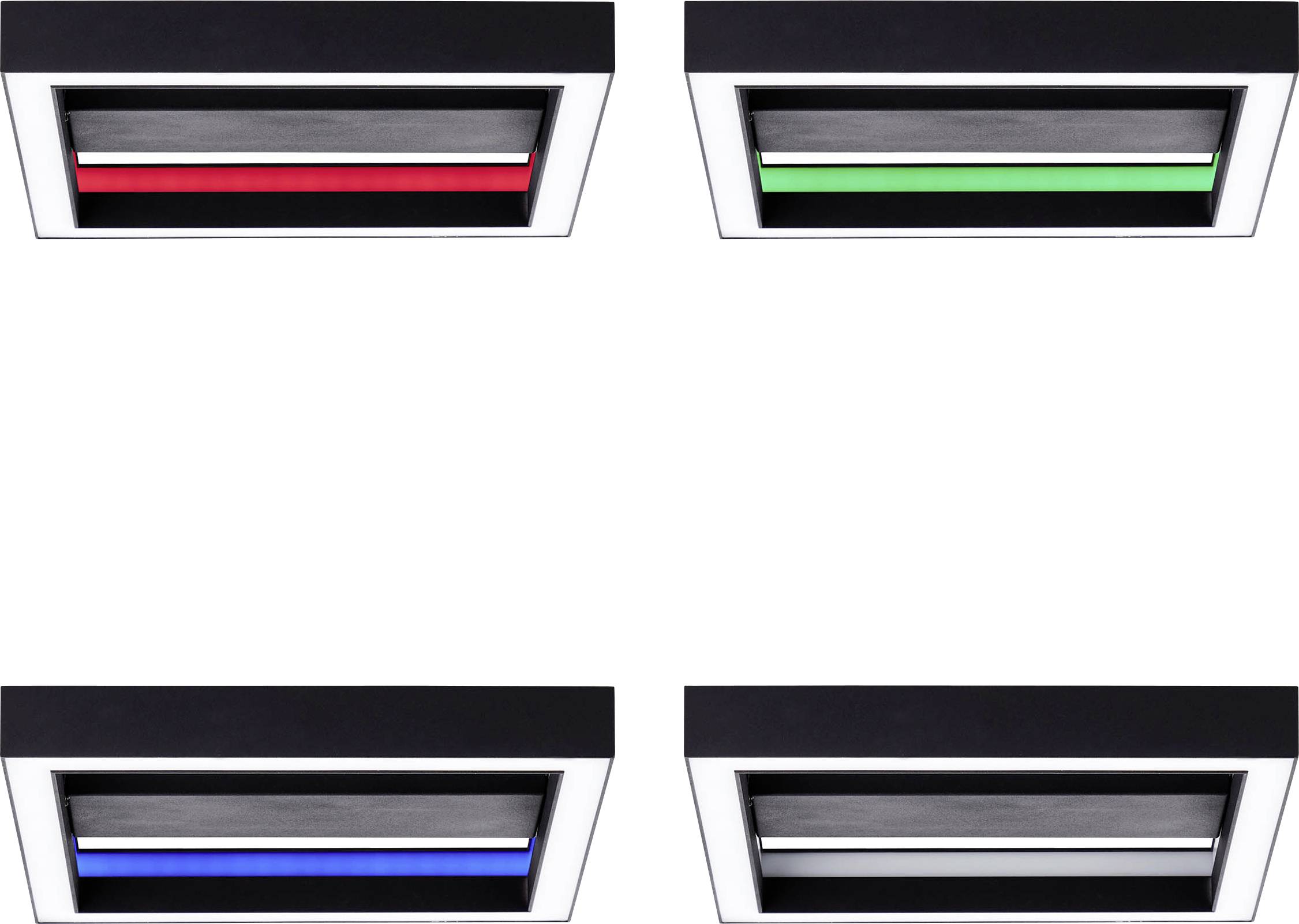 Brilliant Icarus G99312/76 LED ceiling light 32 W RGB, Warm white to daylight white Black-12