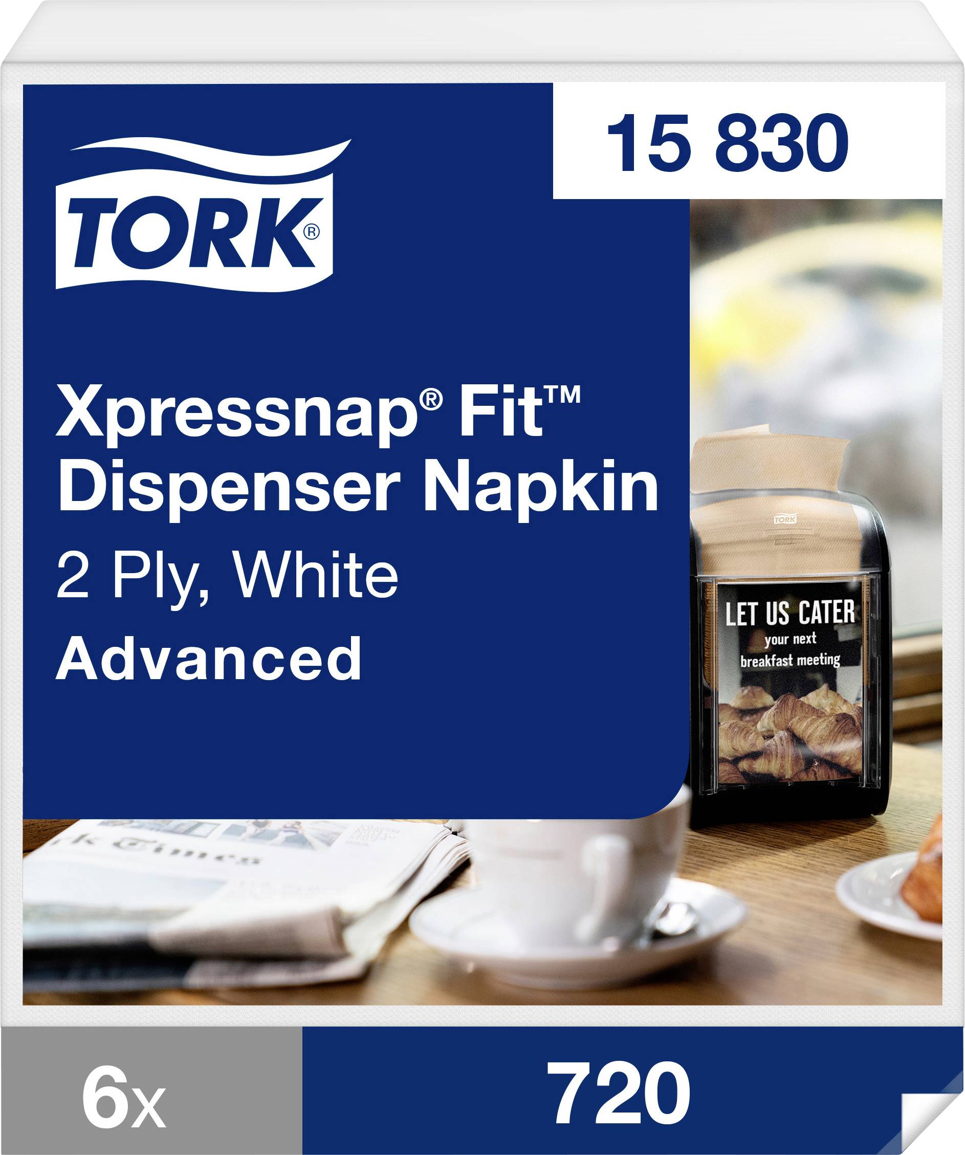 TORK Xpressnap Fit® Paper napkin 15830 1 Set