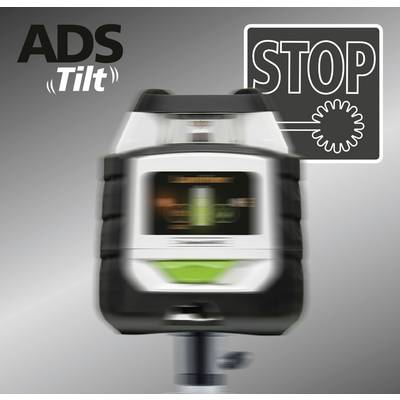 'ADS Tilt Device Control in Motion, with a Stop Sign Showing a Safety Warning'
